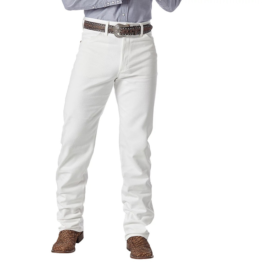 Wrangler Men's Straight White Jeans